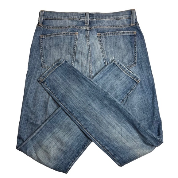 Current Elliott The Ankle Skinny Super Luxe Destroy Repair Jeans Size 27 - Picture 7 of 9